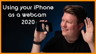 Using an iPhone as a webcam for PC 2020 editionworks with Skype Google Hangouts Zoom and more [upl. by Isteb450]