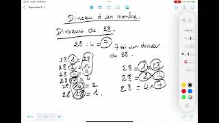 Multiples et diviseurs 5eme [upl. by Nnaid]