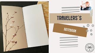 Traveler´s Notebook mit French link stitch nbkdesign [upl. by Debbee]