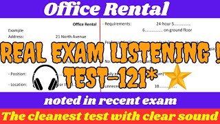 office rental ielts listening test with answers [upl. by Ehud]