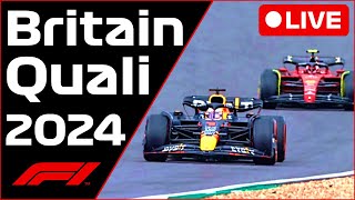 🔴F1 LIVE  British GP QUALI  Commentary  Live Timing [upl. by Bittner]