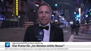 Lange OscarNacht Neun Nominierungen und vier Oscars für quotIm Westen nichts Neuesquot [upl. by Airamahs44]