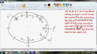 BANK POCLERK REASONING CIRCULAR ARRANGEMENTS FREE VIDEO 9 [upl. by Pangaro]