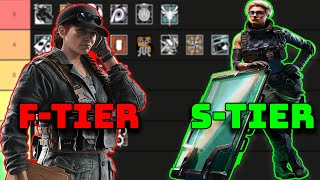 The BEST Attackers Tier list 2022  Rainbow 6 Siege [upl. by Oguh]