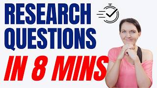 How to write research questions [upl. by Nageem448]