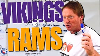 VIKINGS vs RAMS Thursday Night Football Preview Grudens Pick [upl. by Twila]