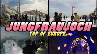 JUNGFRAUJOCH  Top of Europe Full Tour  Switzerland 4k [upl. by Danete]