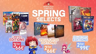 Strictly Limited Games  Spring Selects  Nintendo Switch amp PS4 [upl. by Ydnis123]