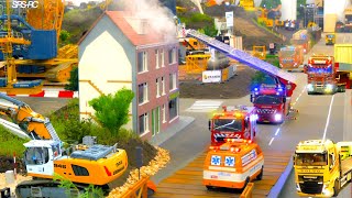 HANDMADE RC TRUCKS AND RC DIGGER AT INTERMODELLBAU DORTMUND GERMANY [upl. by Opiuuk871]