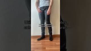 Consejos al vestir PANTALON DE PIEL Para Hombres [upl. by Anamuj]