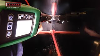 Leister Tutorial  How to make a weld around a corner with the WELDPLAST S1 [upl. by Ecirtac115]