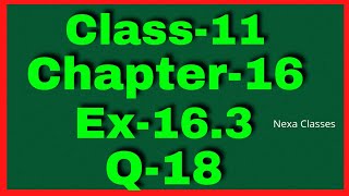 Ex163 Q18 Class 11 Probability NCERT Math  Q18 Ex 163 Class 11 Math  Class 11 Ex 163 Q18 [upl. by Nasar]