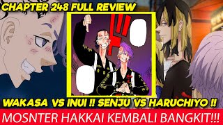 TOKYO REVENGERS CHAPTER 248 REVIEW  SENJU VS SANZU  INUI VS WAKASA  HAKAI MITSUYA VS RAN RINDOU [upl. by Cirted]