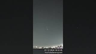 meteorito o bólido o basuraespacial desde méxico mexicocity cdmx 01DIC24 1932 hrs PONIENTE [upl. by Strawn]