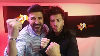 Blas Cantó visita Del40al1CocaCola y confirma que actuará en CCME 2017 [upl. by Adiesirb]