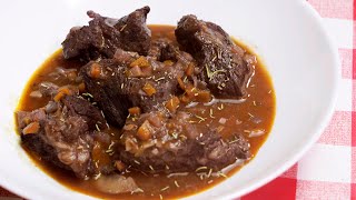 Carne guisada en salsa RECETA FACIL [upl. by Rapsag]