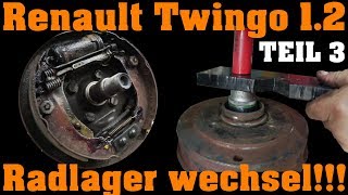 Renault Twingo  Radlager wechsel hinten 🔧🔧🔧 [upl. by Bertelli]