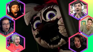 Gamers React to  Decommissioning Chica FNAF Security Breach [upl. by Aehtla]