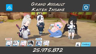 Blue Archive Kaiten Grand Assault Outdoor Insane mode  25975k pts [upl. by Asiral466]