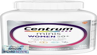 Centrum Minis Silver Womens Multivitamin for Women 50 Plus Multimineral Supplement Review [upl. by Sinne]