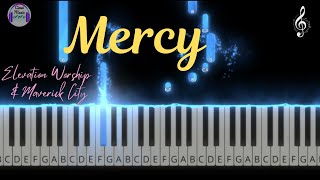 Mercy  Elevation Worship amp Maverick City  Piano Tutorial [upl. by Jeritah934]