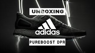 Unboxing the ADIDAS PureBOOST DPR  SportsShoescom [upl. by Drucie]