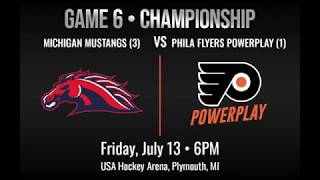 2018 Powerhockey Cup Championship Flyers PowerPlay vs Mustangs [upl. by Macguiness]