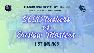 Round 2  Tuskers vs Onslow Masters 1st Innings  09112024 [upl. by Alber294]