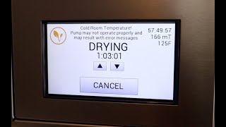 Harvest Right Freeze Dryer quotCold Room Temperaturequot Error Message Solution [upl. by Avery]