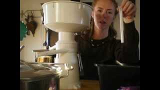 Goat Butter Using a Cream Separator [upl. by Nere]