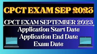 CPCT SEP EXAM  CPCT EXAM DATE  SEP CPCT  CPCT SEP 2023  CPCT 2023  SEP CPCT EXAM  CPCT [upl. by Ammadis]