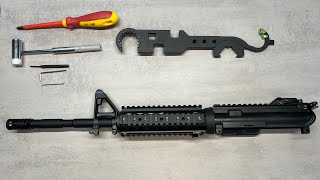 Tokyo Marui Colt M4 MWS GBB Upper  full disassembly gbb airsoft ar15 [upl. by Hardden]