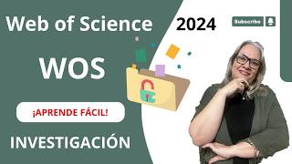 👉 Búsqueda en Web of Science WOS 2024 [upl. by Maggio]