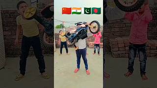 India vs Pakistan vs China big challengeindianarmy  supportyutubeshorts varel videos [upl. by Anehsat]