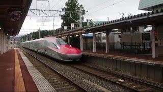 【HD】E6系秋田新幹線こまち26号東京行雫石通過 Series E6 Akita Shinkansen KOMACHI No26 for Tokyo at Shizukuishi [upl. by Aneroc760]