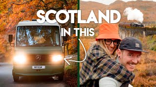 VAN LIFE Scotland vlog  road tripping the BEAUTIFUL highlands [upl. by Amelus]