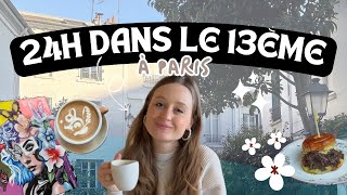 QUE FAIRE DANS LE 13ÈME À PARIS  24h à la découverte de sorties gratuites et de supers resto 🇫🇷🧡🍽️ [upl. by Ater771]