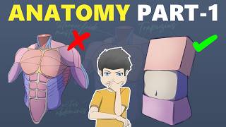 Learn Basic Anatomy for Better Your Animation  Torso Drawing Tutorial  Anatomy Part1 [upl. by Eirahcaz69]