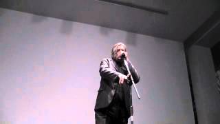 Blixa Bargeld Solo Vocal Performance 16092012 part 1 [upl. by Haimarej]