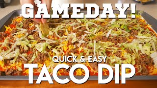 How to Make Taco Dip  Everyday Eats with Michele [upl. by Buseck]