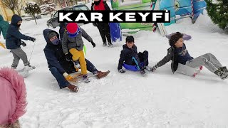 Kar Keyfi Kızak yapımı  How to ski [upl. by Redla700]