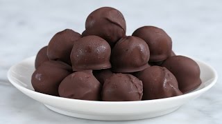 Dark Chocolate Peanut Butter Balls [upl. by Sharl]