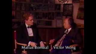 Matías Bombal talks with actor Victor Wong 1992  MAB Archives [upl. by Rodl]