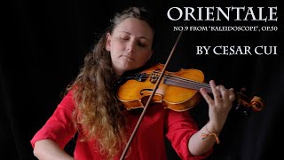 Orientale No9 from “Kaleidoscope” Op50 by Cesar Cui ABRSM Grade 6  violin piano [upl. by Vernor]