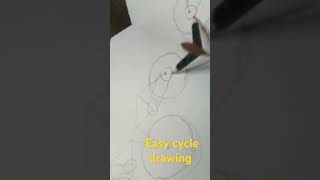 👀✨Easy cycle drawing shorts art drawing ☺️ [upl. by Eet]