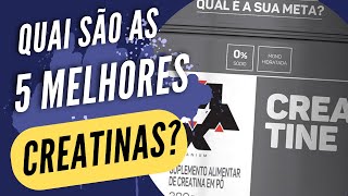 TOP 5 MELHORES Creatinas de 2024 Ganhe Força e Massa Muscular Agora [upl. by Leanora]