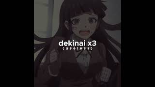 Mikan Tsumuki  Kimi Wa Dekinai Ko my first tweening attempt danganronpa edit shorts foryou [upl. by Epoillac713]