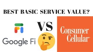 Consumer Cellular review vs Google Fi review basic calling plans [upl. by Swayne]