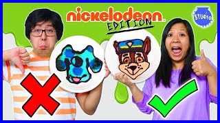 PANCAKE ART CHALLENGE NICKELODEON EDITION  Learn how to do DIY Pancake Art [upl. by Euqnimod]