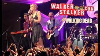 Walker Stalker Con Atlanta Emily Kinney first concert performance [upl. by Johnette]